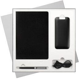 Подарочный набор River side,  (ежедневник, ручка, аккумулятор)