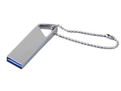 USB 3.0-флешка на 16 Гб с мини чипом и отверстием для цепочки