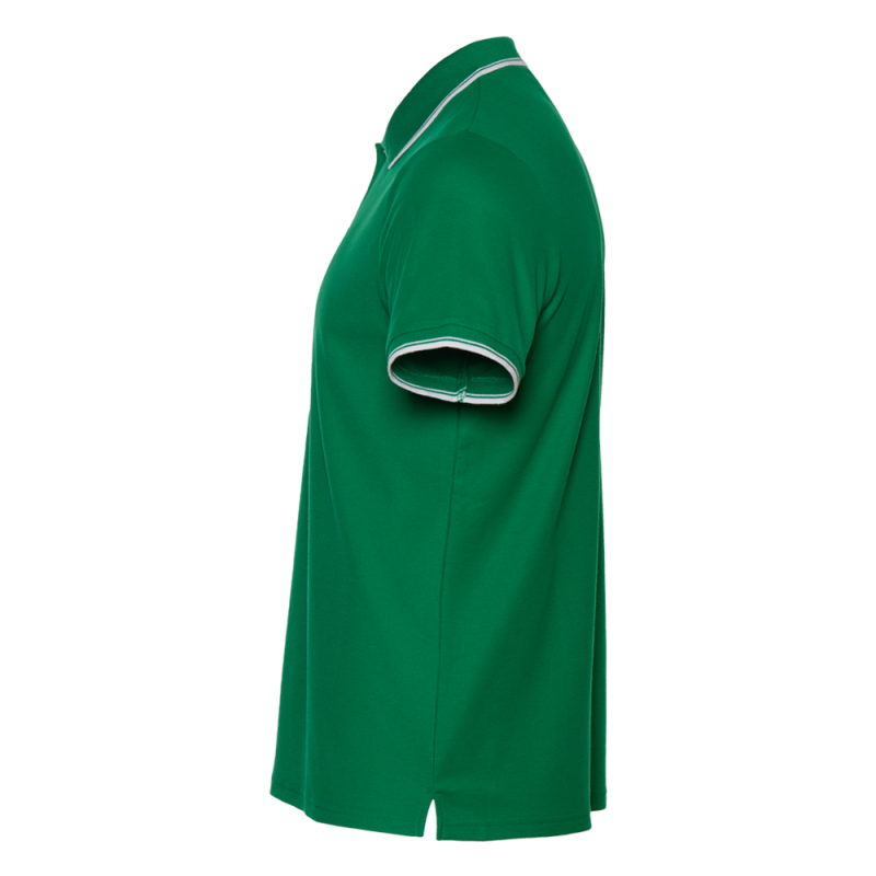 Рубашка поло мужская STAN с окантовкой хлопок/полиэстер 185