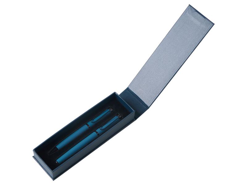 Подарочный набор из 2-х ручек Black Lama soft-touch