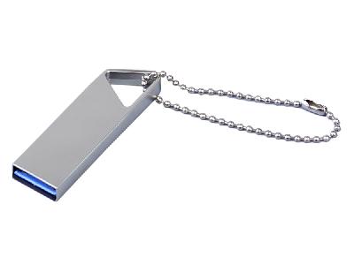 USB 2.0-флешка на 64 Гб с мини чипом и отверстием для цепочки