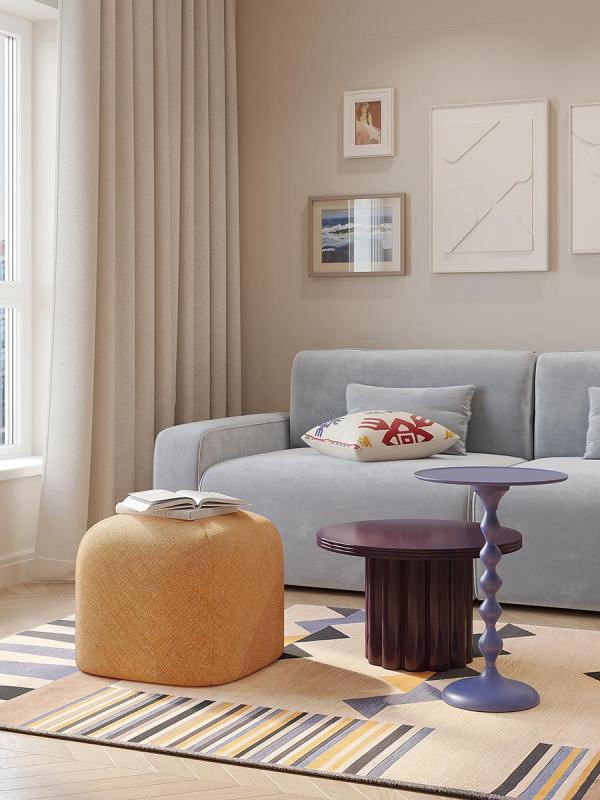 Столик приставной fluid, D38 см, сумерки