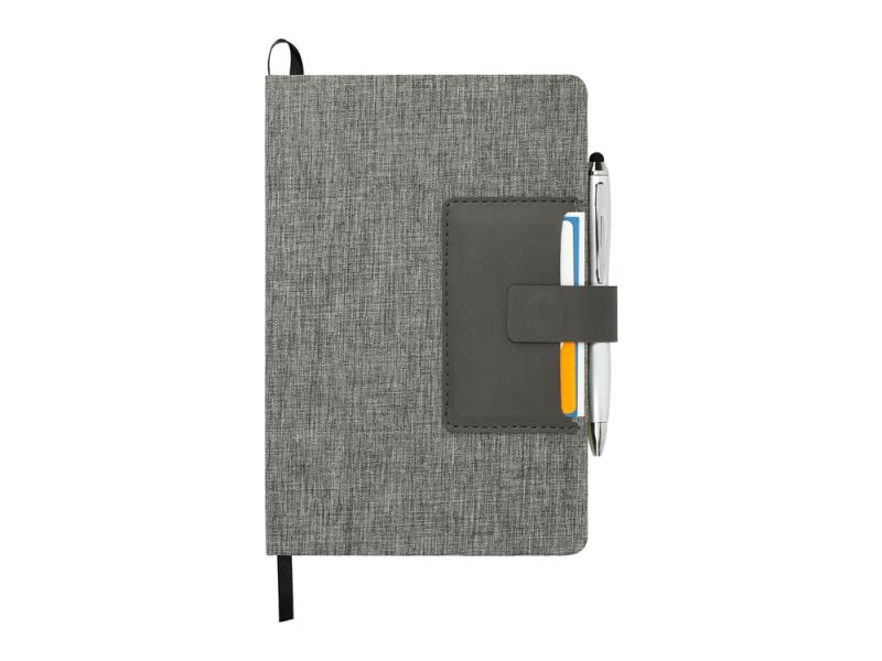 Блокнот Clap с отделением для визиток и магнитным клапаном