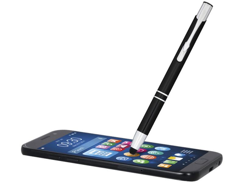 Ручка-стилус металлическая шариковая Moneta с анодированным покрытием