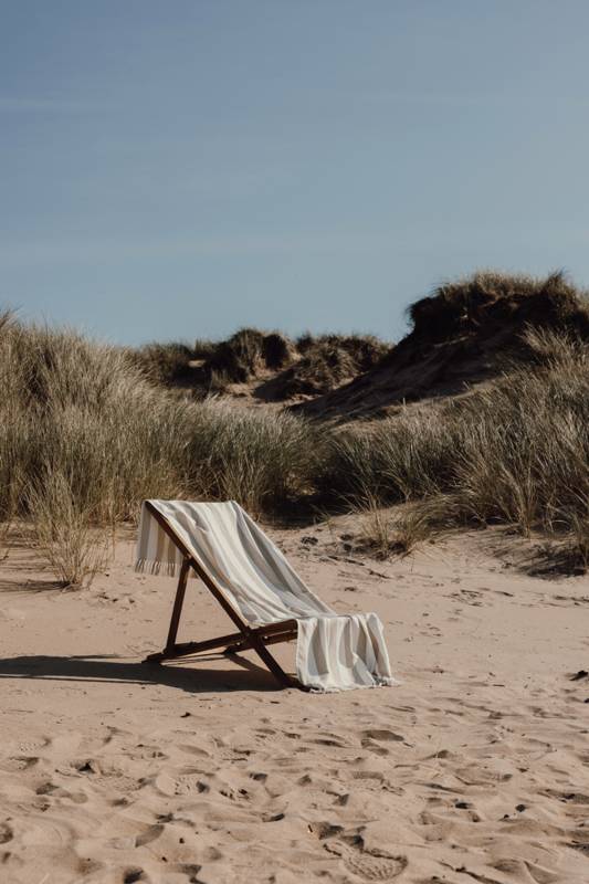 Полотенце для хаммама VINGA Ornos из переработанного хлопка GRS, 80х180 см