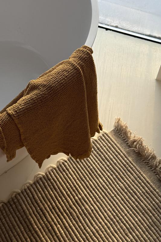 Полотенце банное из умягченной вафли  из коллекции essential, 70x140 см