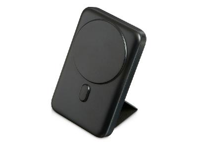 Магнитный внешний беспроводной аккумулятор GenerIQ,QC/PD, 10000 мАч