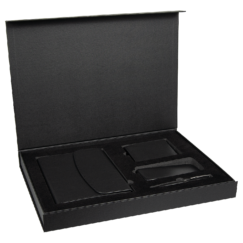 Набор подарочный Solution Prestige Quadro ( ежедневник в суперобложке, кошелек, аккумулятор «Universal», ручка)