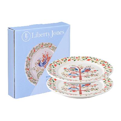 Набор тарелок owl из коллекции  of paradise в подарочной упаковке, D18 см, 2 шт.