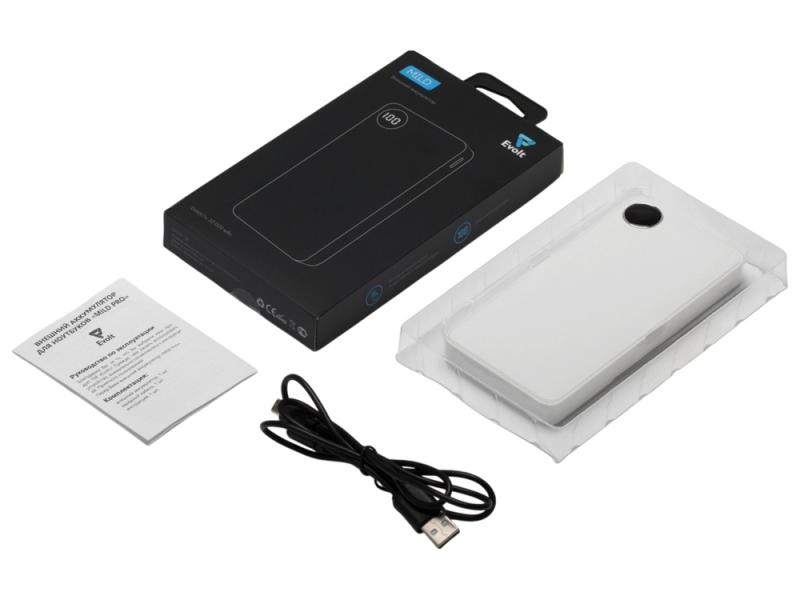 Внешний аккумулятор Mild, soft-touch, 10 000 mAh