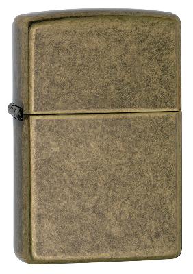 Зажигалка ZIPPO, с покрытием Anitque Brass™, латунь, овая, 38x13x57 мм