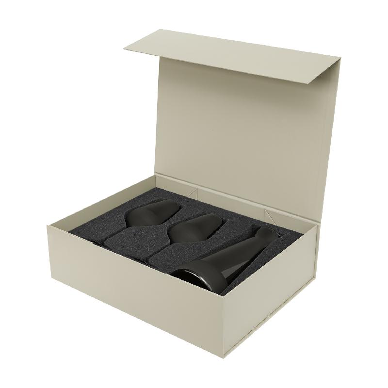 Подарочный набор декантер + 2 бокала для вина Black Edition в серой коробке