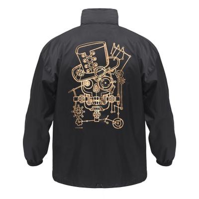 Ветровка John Steampunk, черная, размер XXL