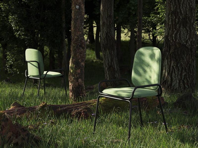 Стул ror, 2 frame, рогожка