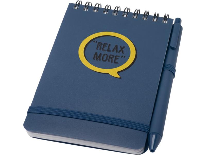 Блокнот А6 Thalaasa с шариковой ручкой