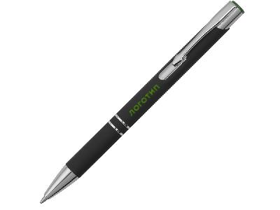 Ручка металлическая шариковая Legend Mirror Gum soft-touch