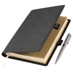 Ежедневник-портфолио Клип (Clip NEO) недатированный в подарочной коробке,  (в комплекте ручка Tesoro )