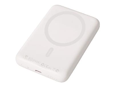 Магнитный внешний беспроводной аккумулятор Polarix, QC/PD, 10000 мАч