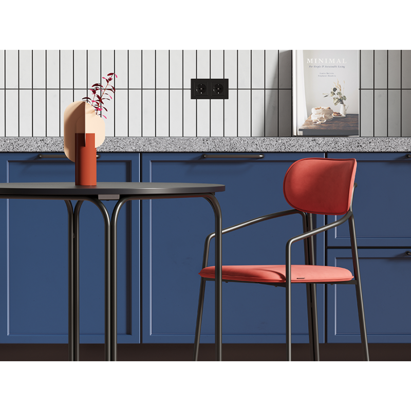 Стул ror, велюр