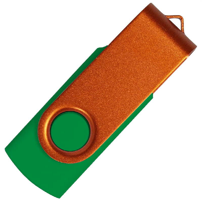 Флеш накопитель USB 2.0 Twister Сolor Mix 16GB, пластик Софт Тачметалл