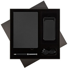 Подарочный набор Star,  (ежедневник, ручка, аккумулятор)