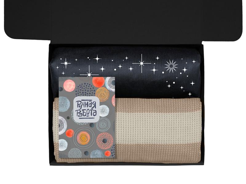 Подарочный набор Re:y. Warm с пледом, термосом и чаем