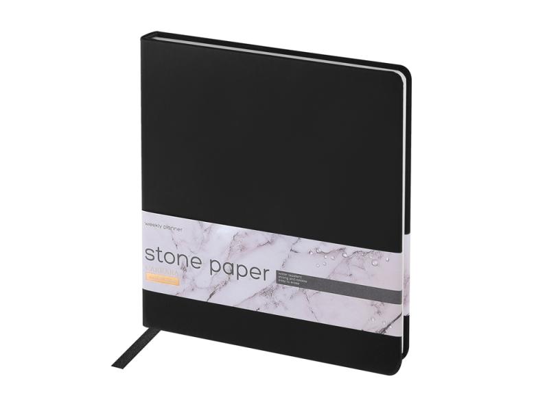 Еженедельник с каменной бумагой А5+ Carrara
