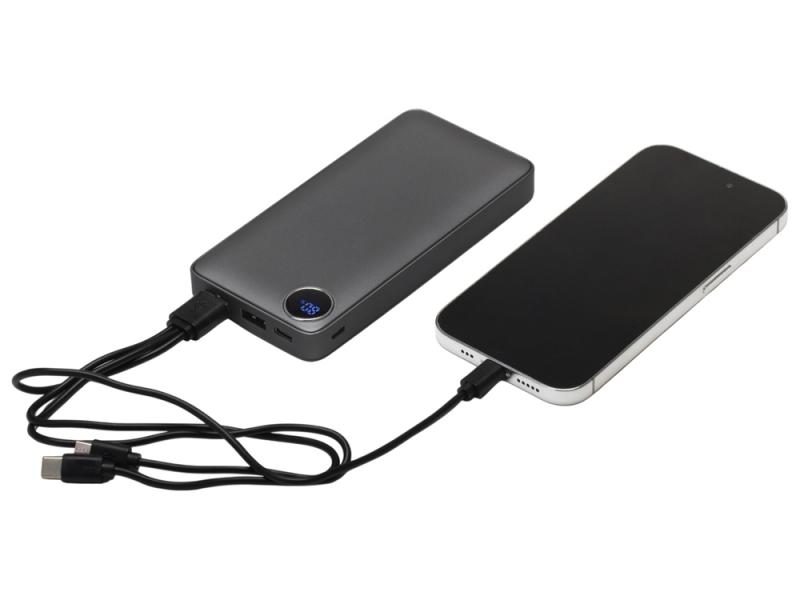 Внешний аккумулятор Mild, металлик soft-touch, 10 000 mAh