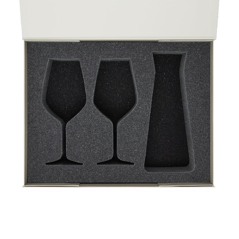 Ложемент под 2 бокала для вина + декантер в большую коробку-трансформер (арт. 695722)