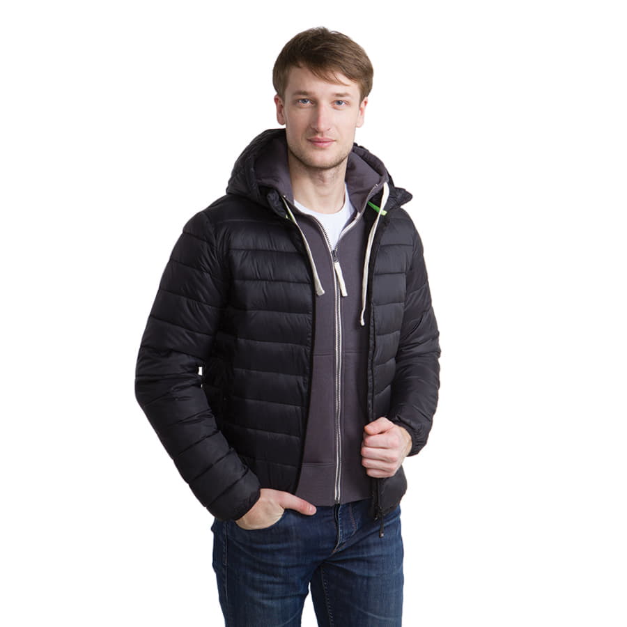 Куртка мужская "Vilnius Man", темно-серый_ S, 100% нейлон, 20D, подкладка: 100% полиэстер, 300T