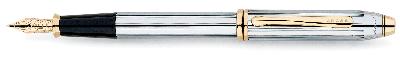 Перьевая ручка Cross Townsend    с золотистой отделкой