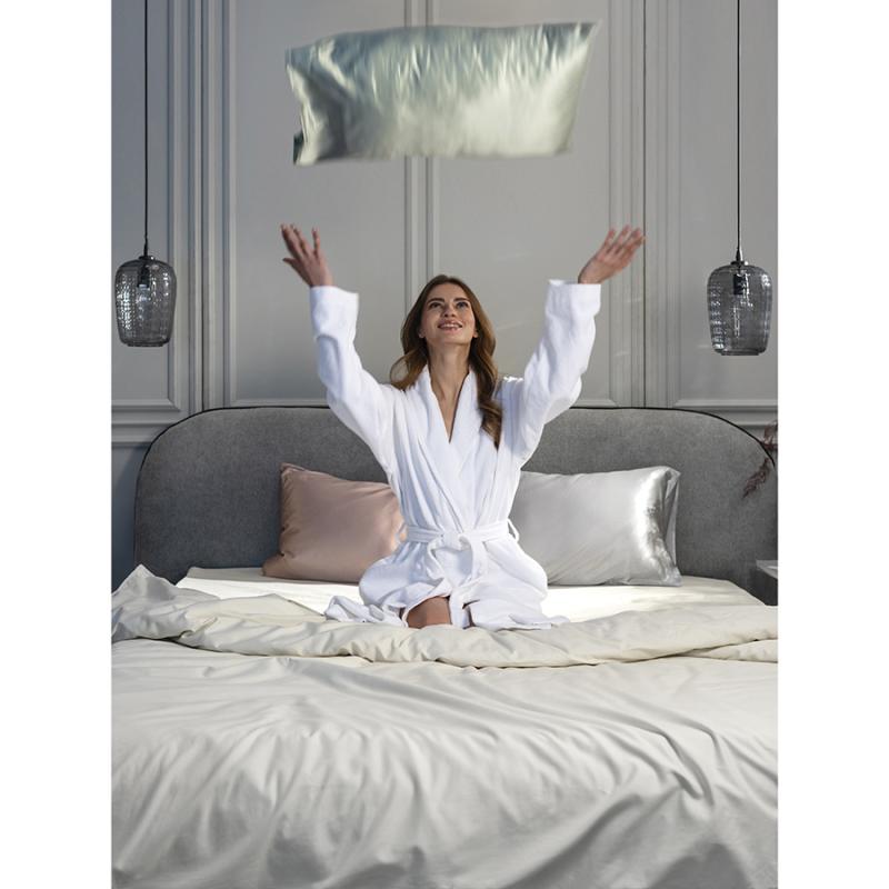 Халат махр из чесаного хлопка  из коллекции essential, размер xl