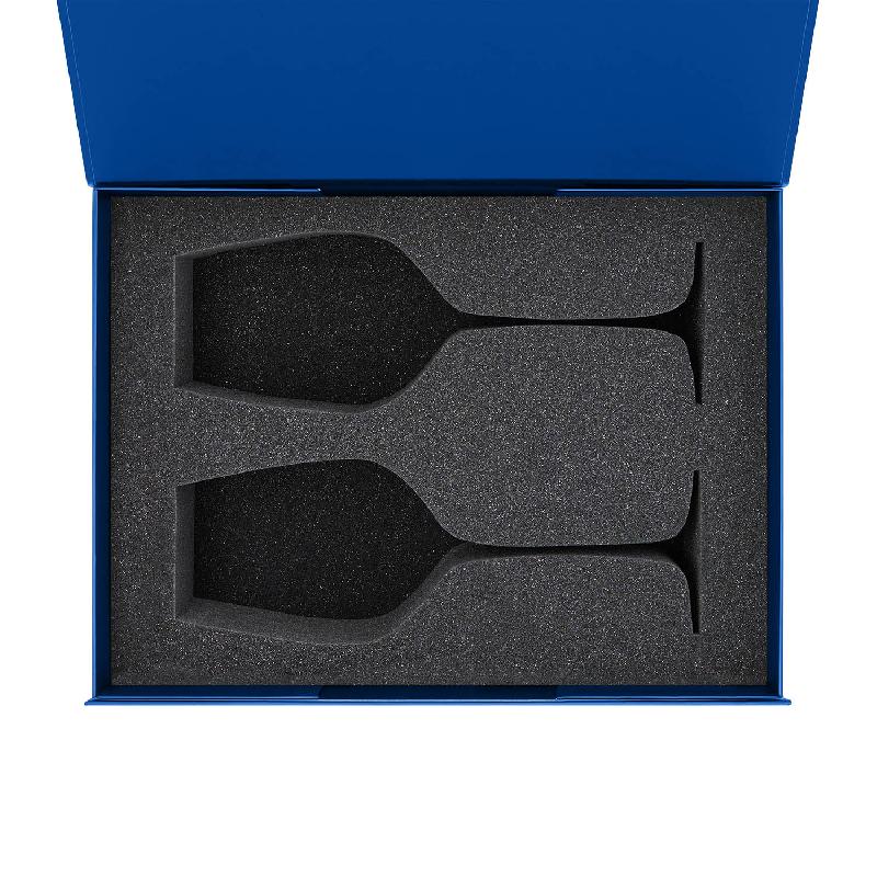 Ложемент под 2 бокала для вина (рифленое стекло) в среднюю коробку-трансформер (арт. 695721)