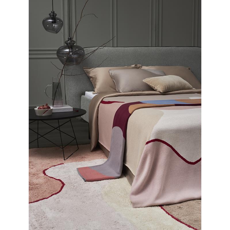 Плед из хлопка с авторским принтом из коллекции freak fruit, 130х180 см