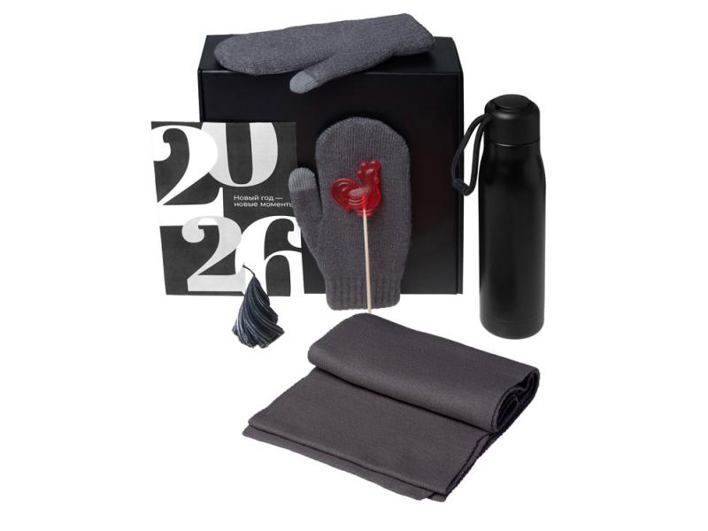 Подарочный набор Re:Air с варежками, шарфом и термосом
