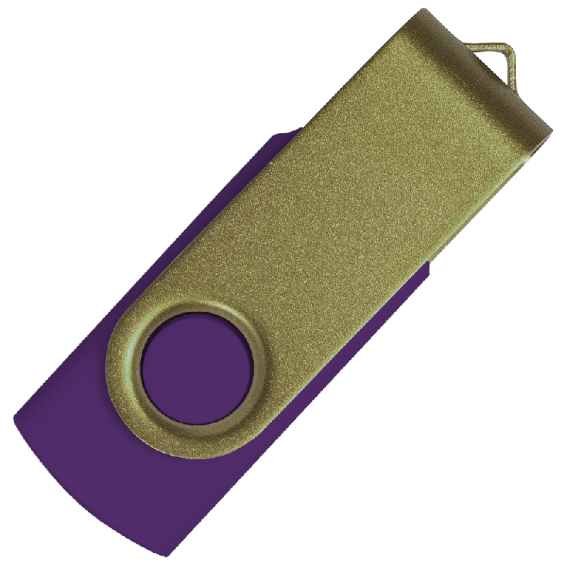 Флеш накопитель USB 2.0 Twister Сolor Mix 16GB, пластик Софт Тачметалл