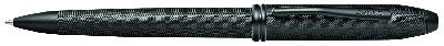 Шариковая ручка Cross Townsend Black Micro Knurl