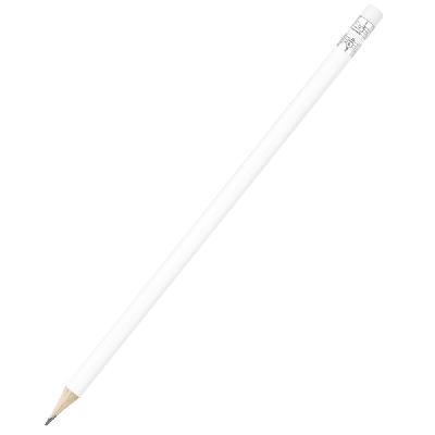 Карандаш с цветным корпусом Largo, белый