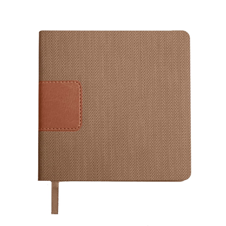 Ежедневник недатированный Scotty, А5-,  бирюзовый, кремовый блок, без обреза