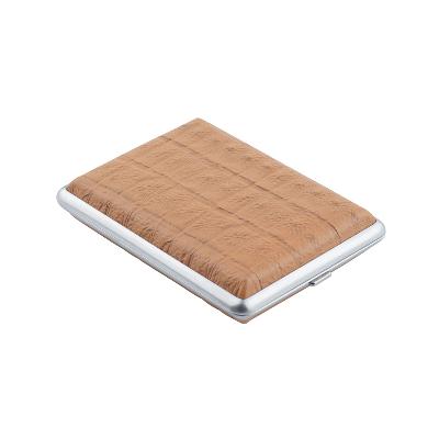 Портсигар SQuire, натуральная кожа,   с рисунком, 74*95*18 мм