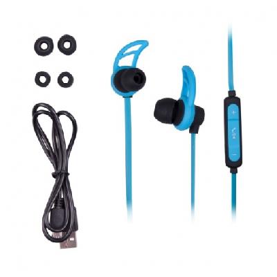 Наушники беспроводные RITMIX RH-400BTH, голубой