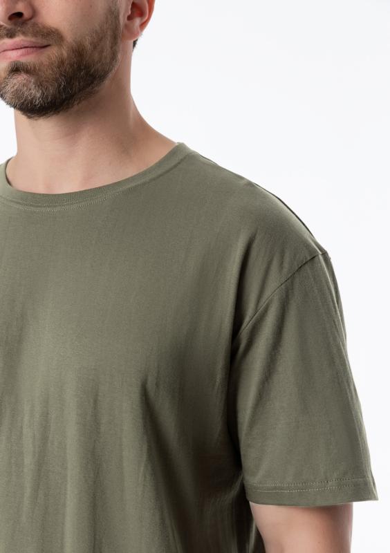 Футболка унисекс без бокового шва STAN хлопок 160, 02, Оливковый Хаки (36)
