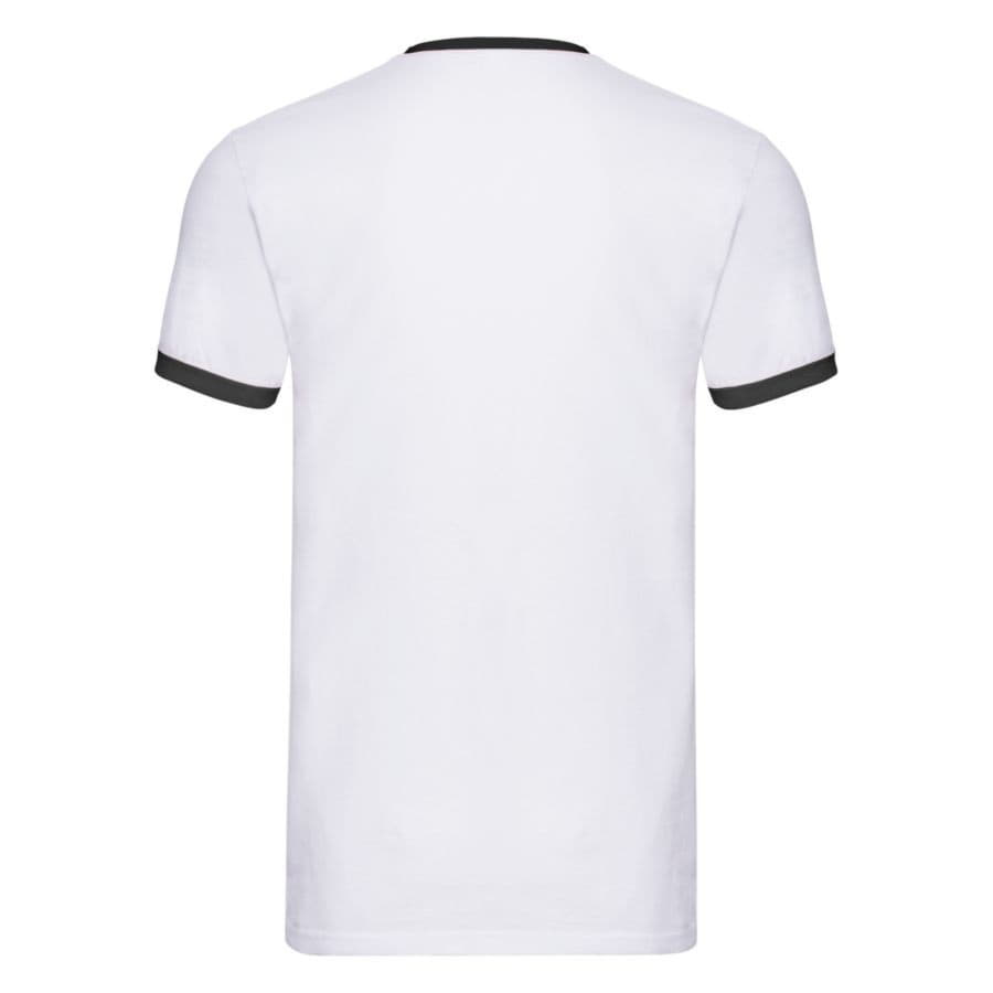 Футболка "Ringer T", белый с черным_S, 100% х/б, 160 г/м2