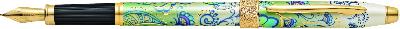 Перьевая ручка Cross Botanica   "Зеленая лилия"