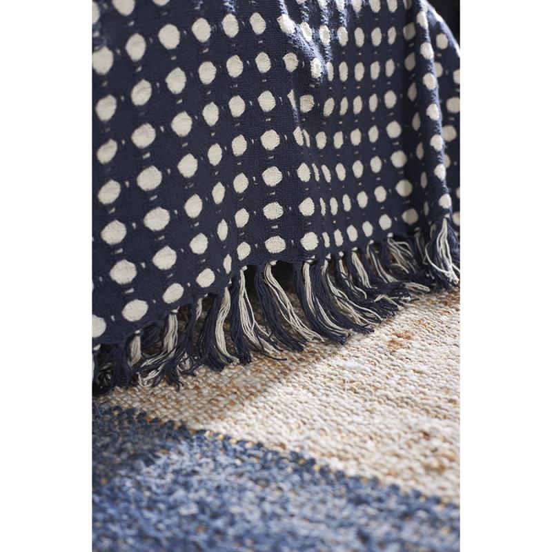 Покрывало из хлопка polka   из коллекции essential, 180х250 см