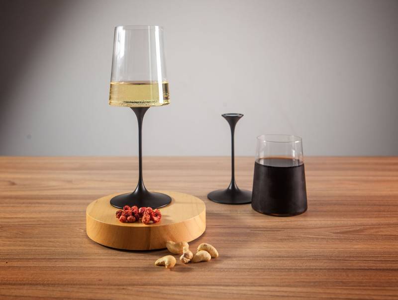 Хрустальный бокал для белого вина на магните Trebonn SplitGlass, 2 шт, 280 мл