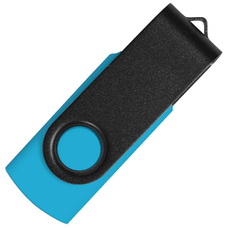 Флеш накопитель USB 2.0 Twister Сolor Mix 16GB, пластик Софт Тачметалл