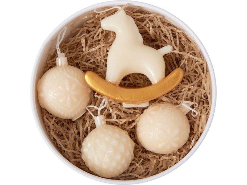 Набор свечей в подарочной коробке Noel