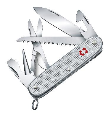 Нож перочинный VICTORINOX Farmer X Alox, 93 мм, 10 функций, алюминиевая рукоять