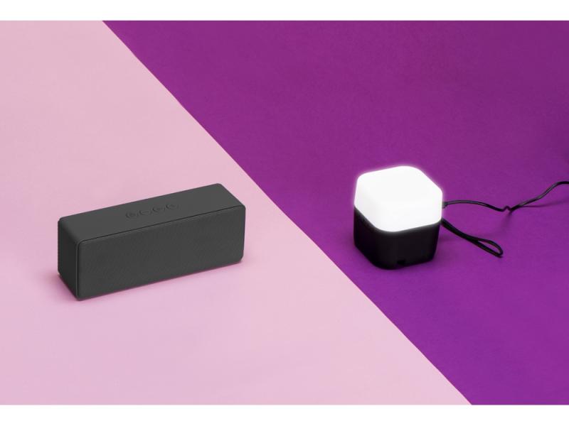 Портативная колонка Bar со стереодинамиками, soft touch